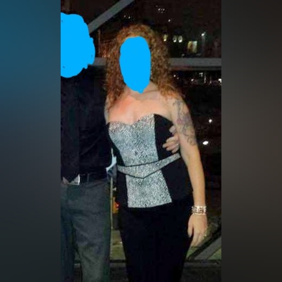 Guess strapless snakeskin-pattern top - Picture 6 of 6